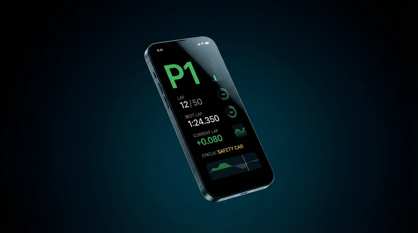 Race Control Driver App auf iPhone